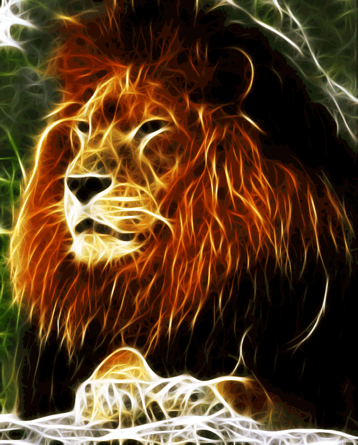 Fractalius Lion Animation 2 by megaossa | Fractal állatok és ...