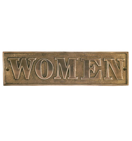 Urban Archaeology | Women's Restroom Sign UA5112-W H