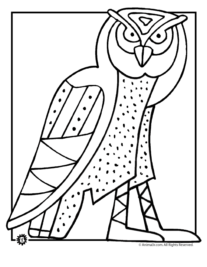 owl-art-coloring-page | Classroom Jr.