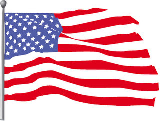 Waving American Flag Clip Art Png - Gallery
