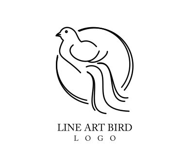 bird line art vector logo Download | Vector Logos Free Download ...