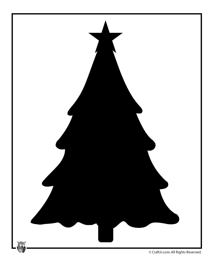 Christmas Tree Silhouette | Christmas In The Making | Pinterest