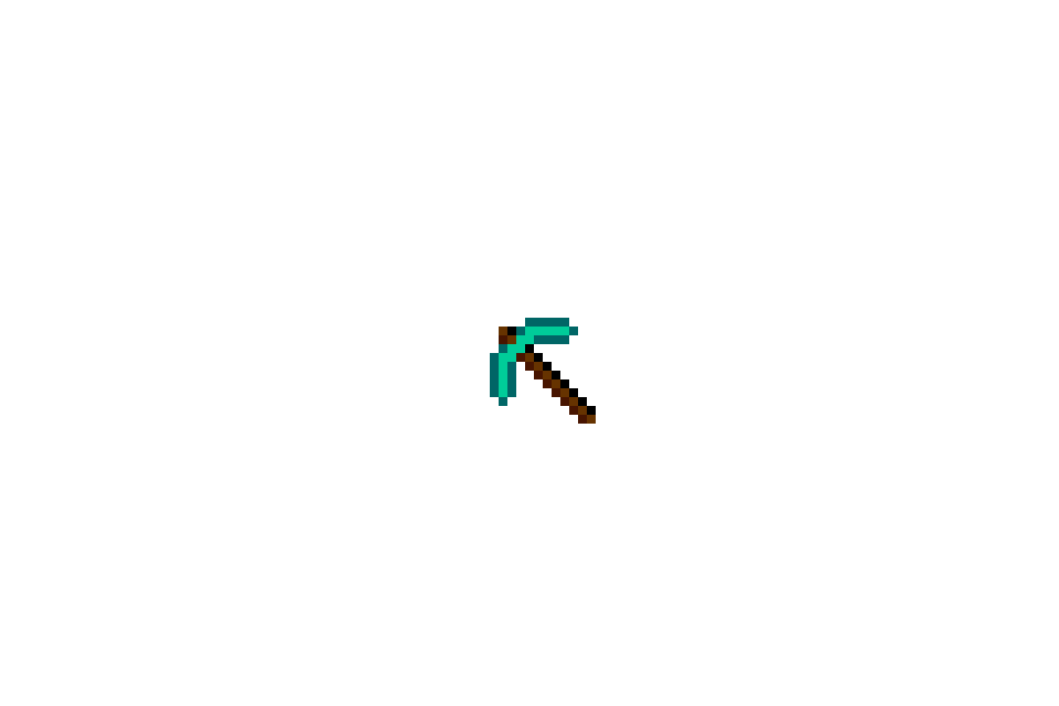 Minecraft Pickaxe - Make Pixel Art.
