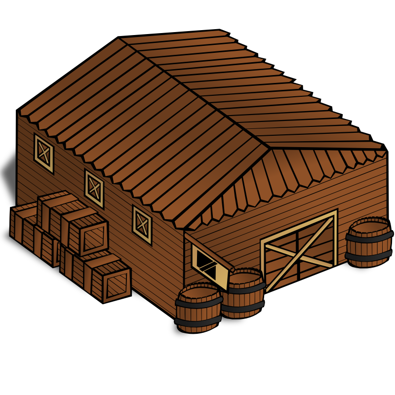 Clipart - RPG map symbols: Warehouse