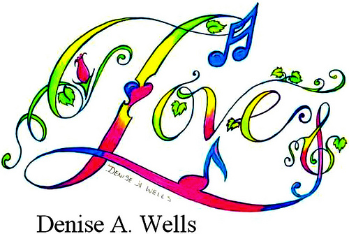 Love Tunes"♫ Tattoo Design by Denise A. Wells | Flickr - Photo ...