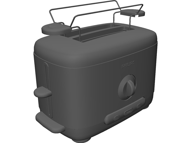Philips Toaster 3D Model Download | 3D CAD Browser