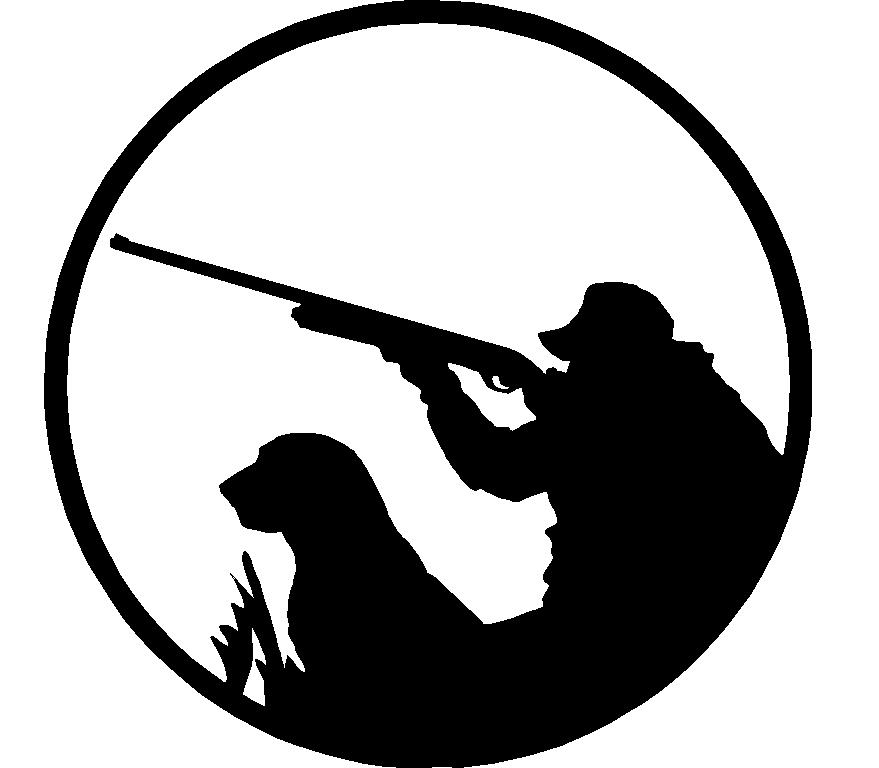 Hunter with Dog Adhesive Car Sticker 2, Hunting Decals, Fishing ...