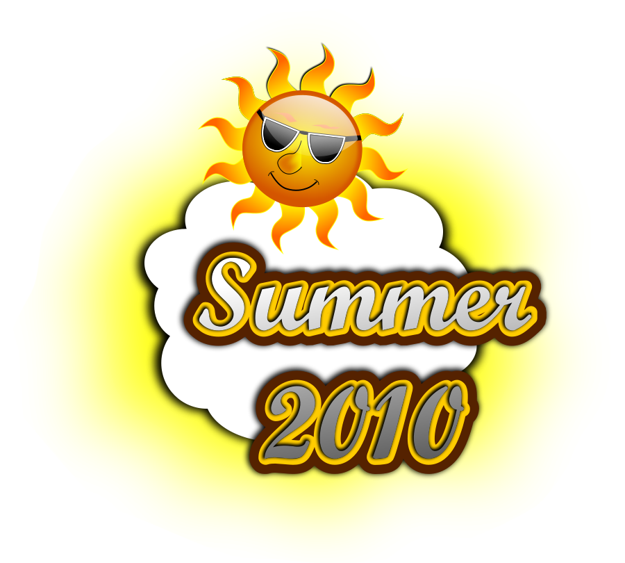 Summer 2010 SVG Vector file, vector clip art svg file