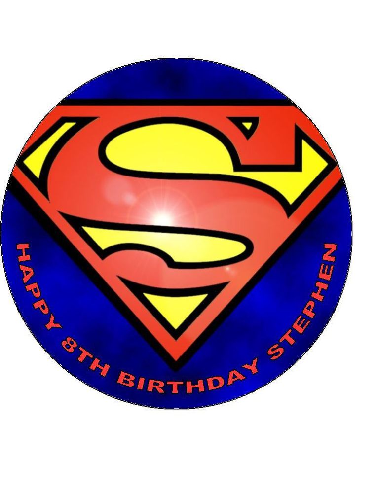 Superman Cake Topper | eBay