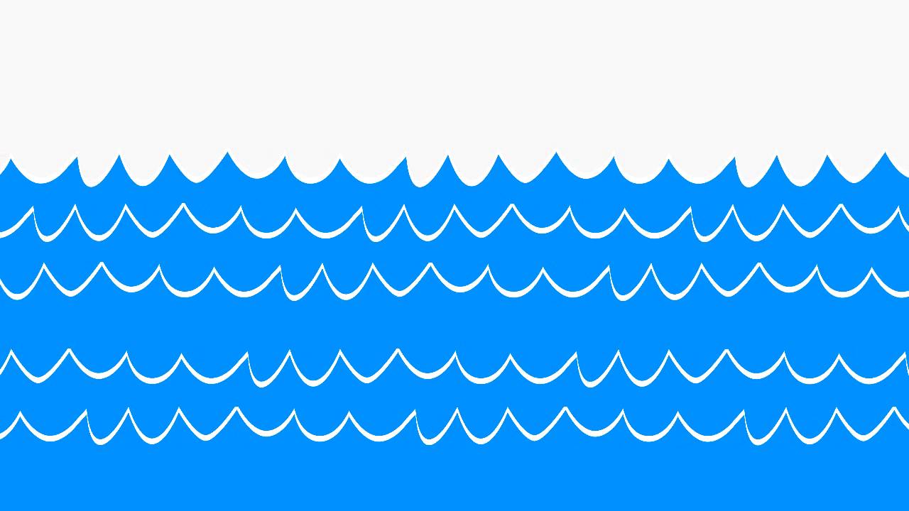 Cartoon Ocean Waves Clipart
