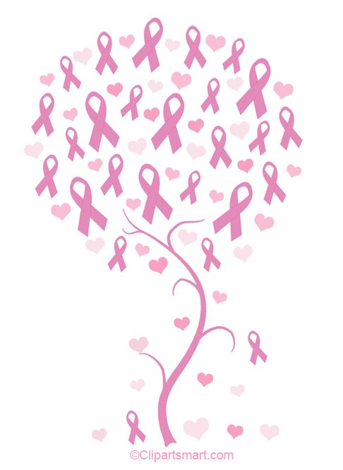 Pink Ribbon Tree of Hope | Free Pink Ribbon Clip Art | Pinterest