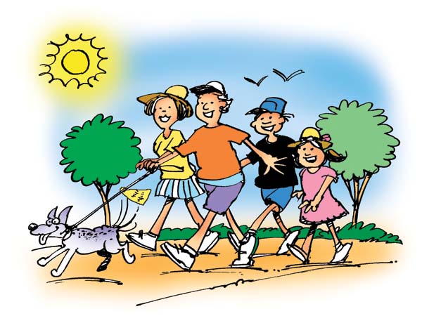 Family Exercise Clipart - Gallery