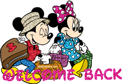 Mickey Mouse Welcome Back Glitter Photo | Imagefully.com | Images ...
