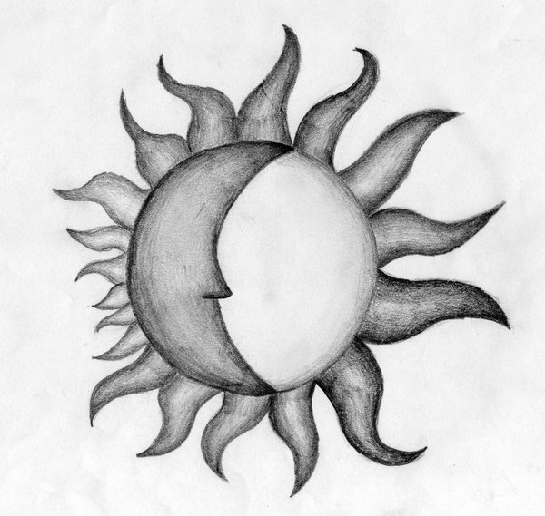 Sun And Moon Drawings - Gallery