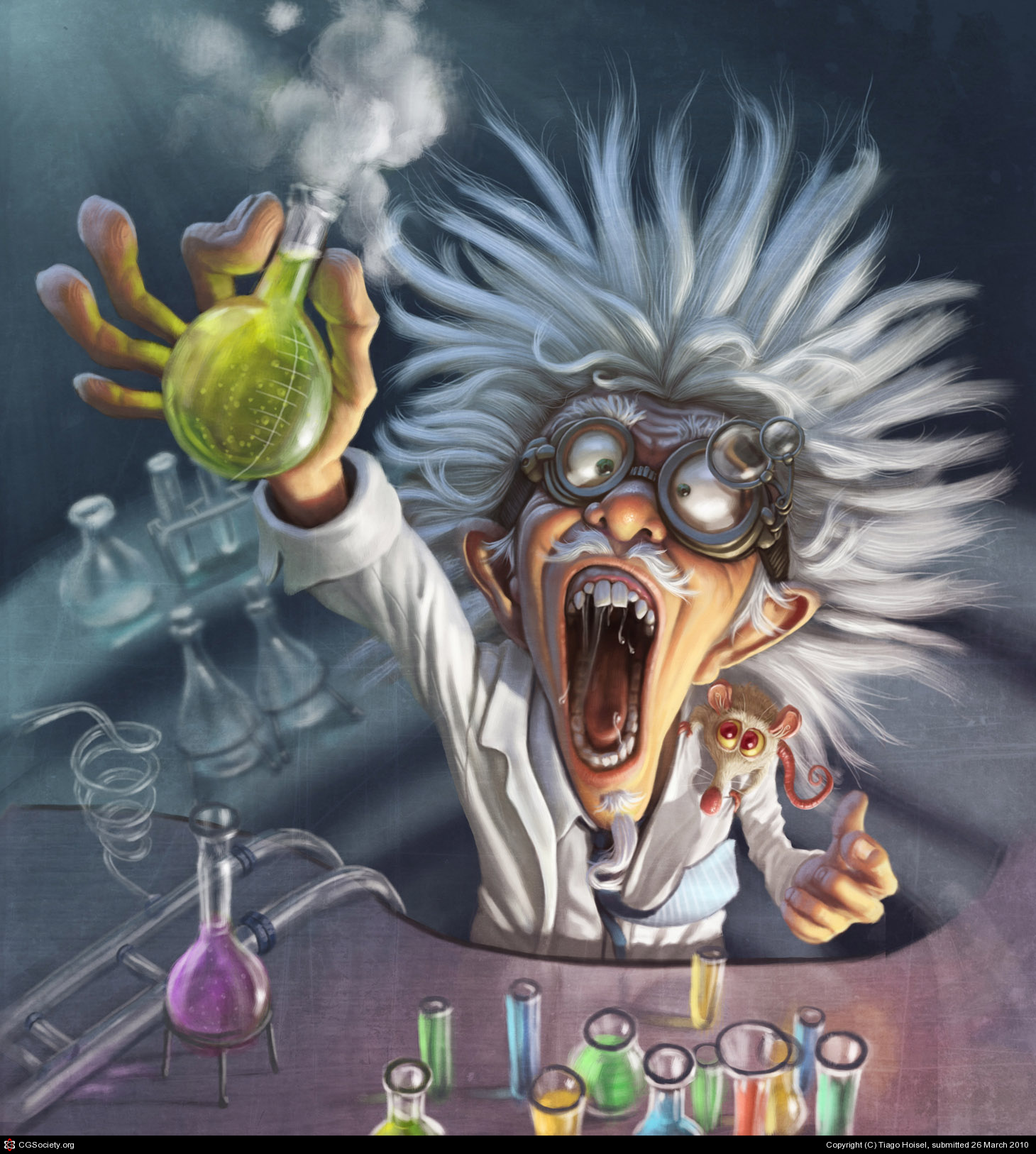 Mad Scientist by Tiago Hoisel | 2D | CGSociety