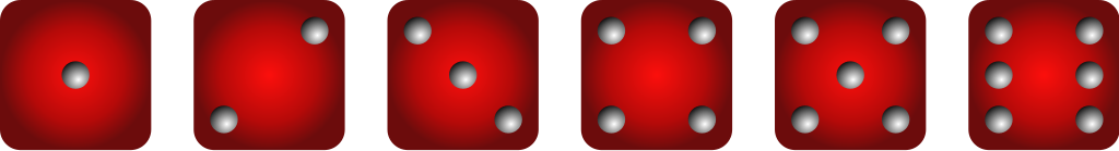 File:Dice 1-6.svg - Wikimedia Commons