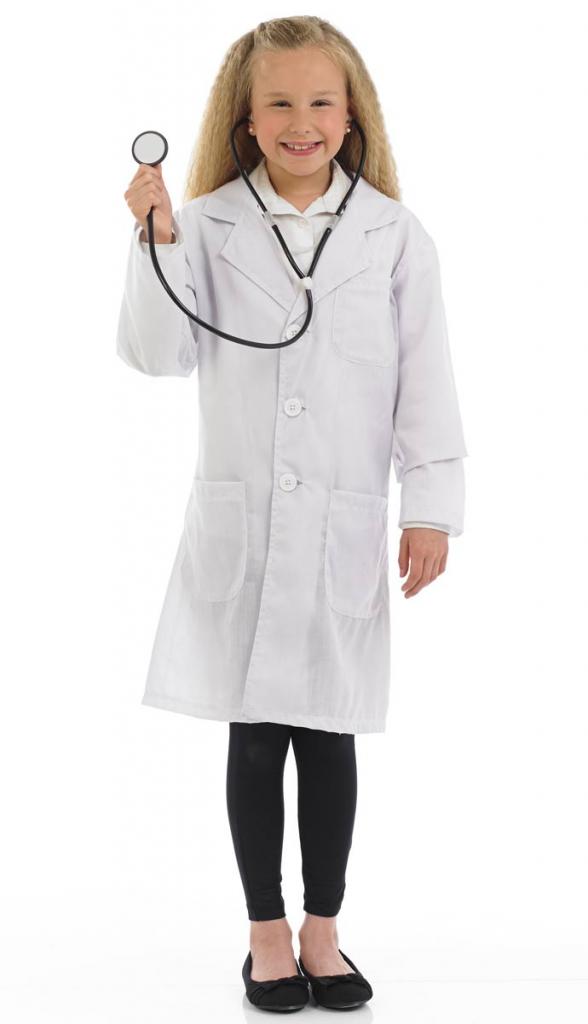 Child Unisex Doctor's Coat Costume [EF003588] : Karnival Costumes