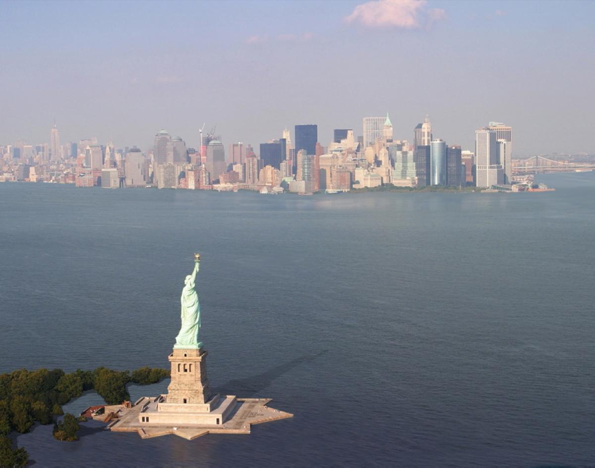 Statue Of Liberty After 25 Foot Sea Level Rise Photos How