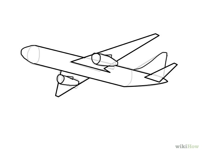 4 Ways to Draw a Plane - wikiHow