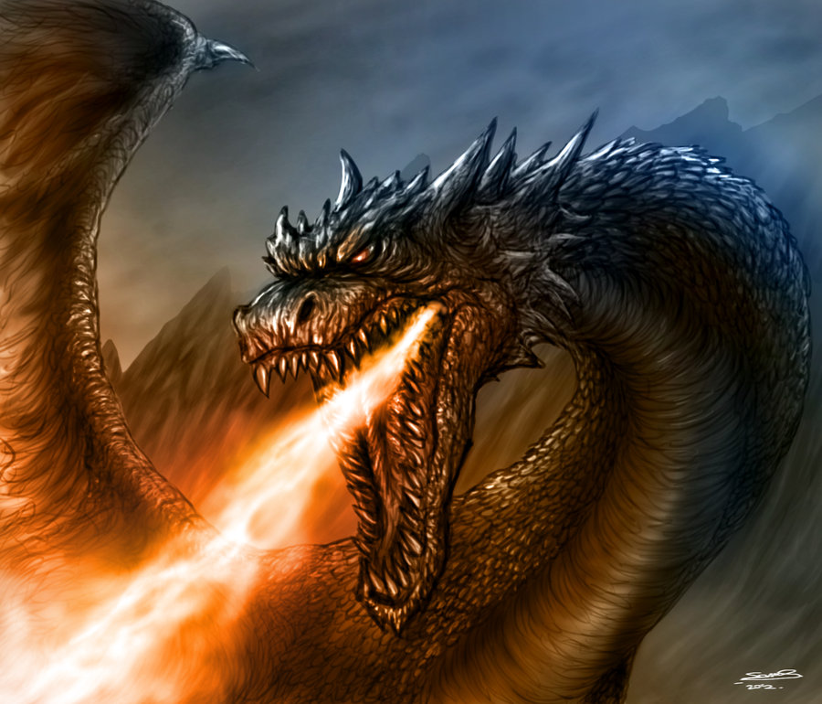 Fire Breathing Dragon Drawings - Gallery