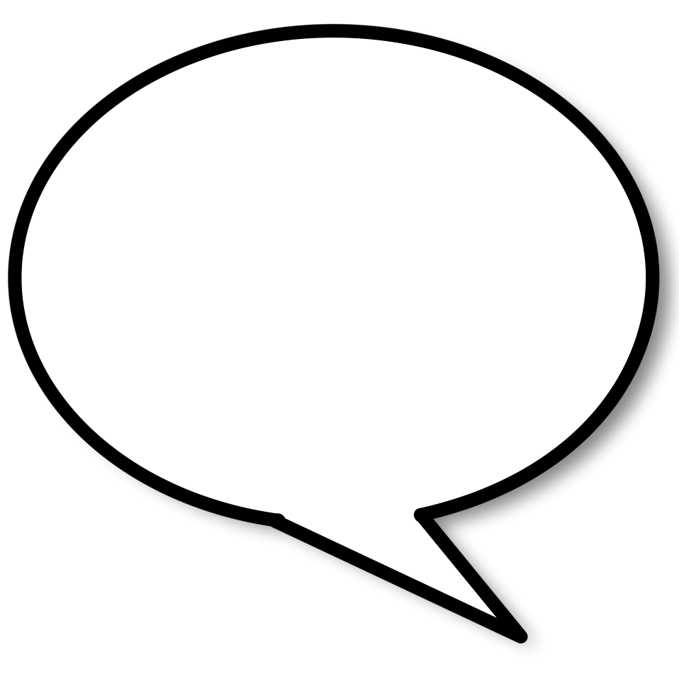 Speech Bubble (transparent) - Cliparts.co