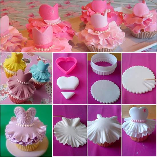 How to Make Cute Ballerina Cupcakes DIY Ideas | iCreativeIdeas.com