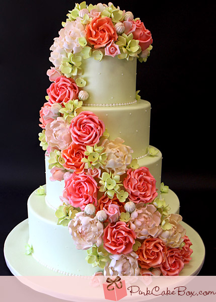Spring Themed Wedding Cakes » Pink Cake Box Custom Cakes & more