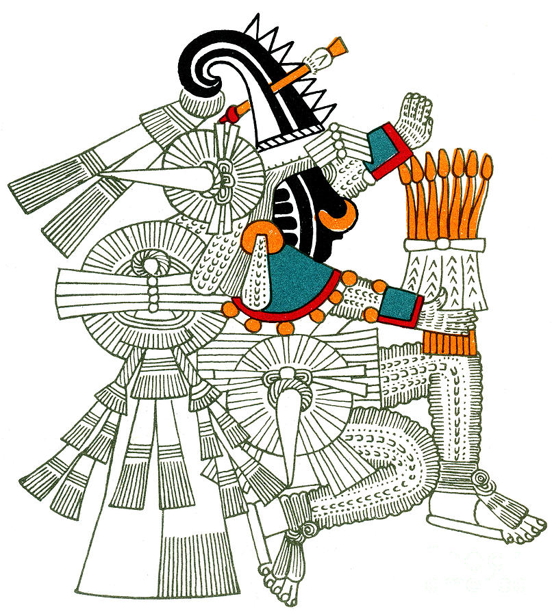 Iztlacoliuhqui, Aztec God Of Frost by Photo Researchers ...