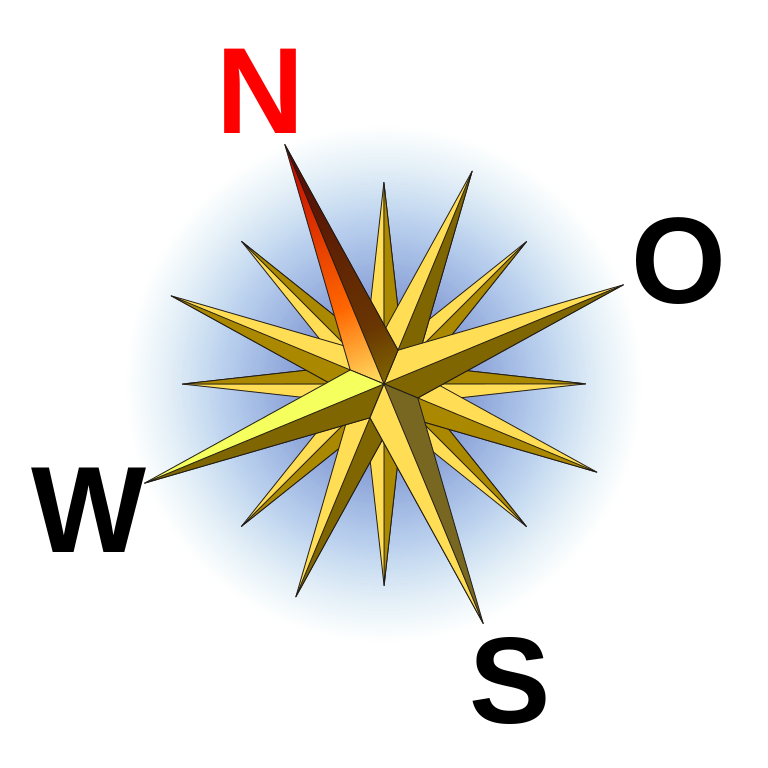 File:Compass Rose de small NNE.svg - Wikimedia Commons