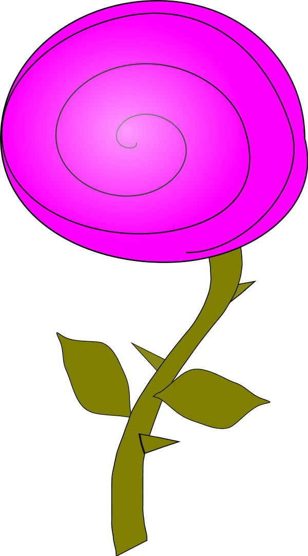 Rose Simple - vector Clip Art