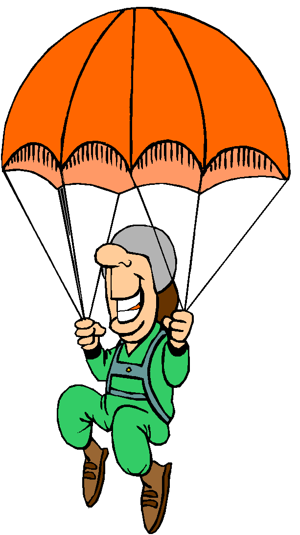 cartoon clipart parachute - photo #14