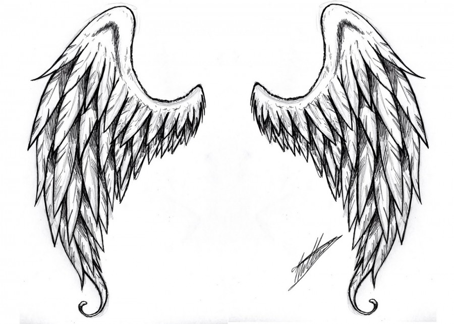 Demon Wings Tattoos Are Similar To Angel Wing Tattoo
