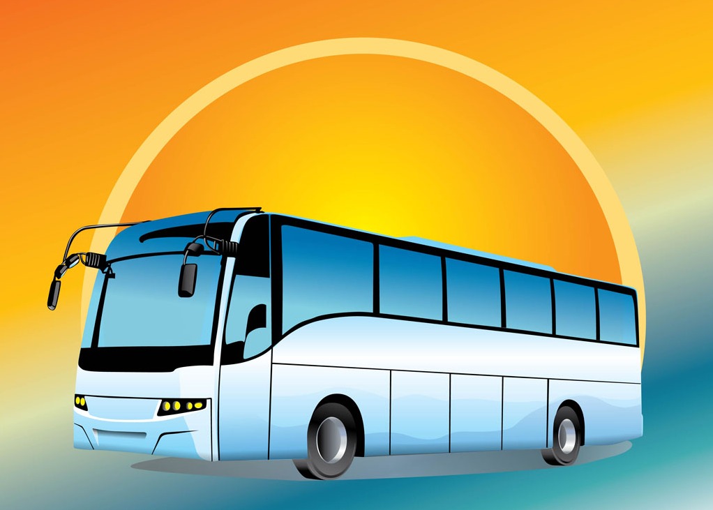charter bus clipart - photo #22