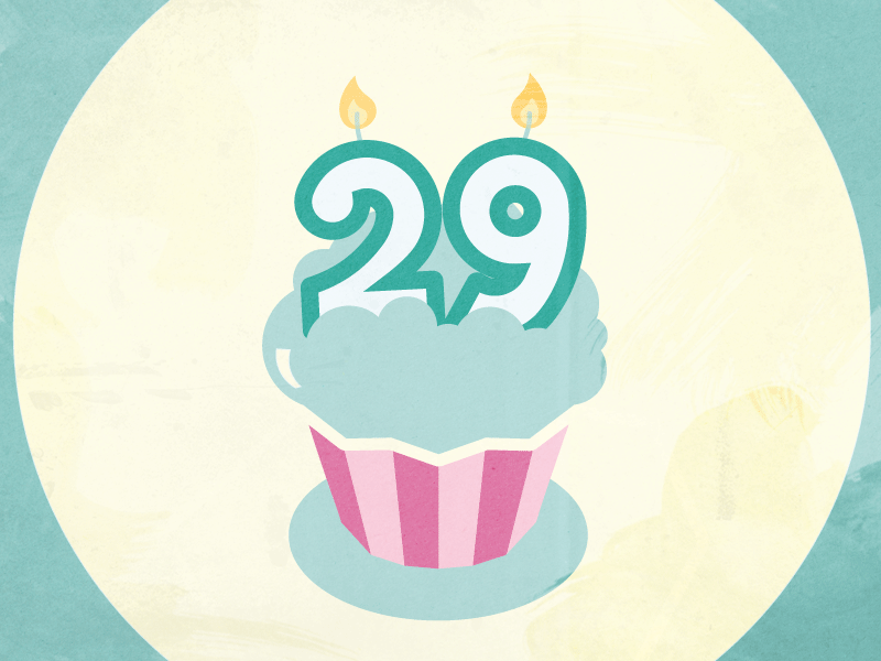 Dribbble - Animated Birthday Cupcake by Chris Fernandez