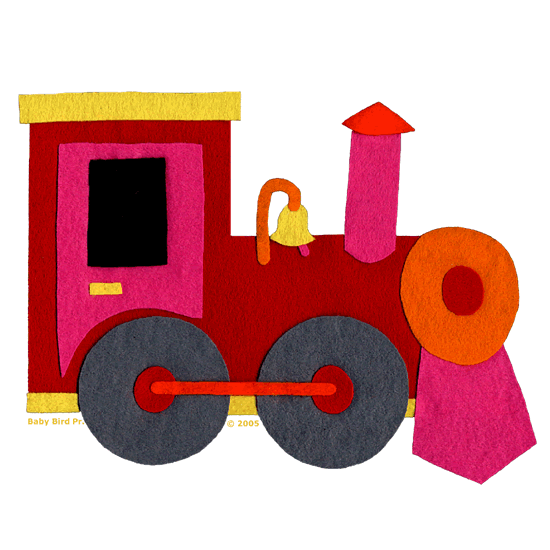 Train engines on our kids' clothing, baby clothes and gifts