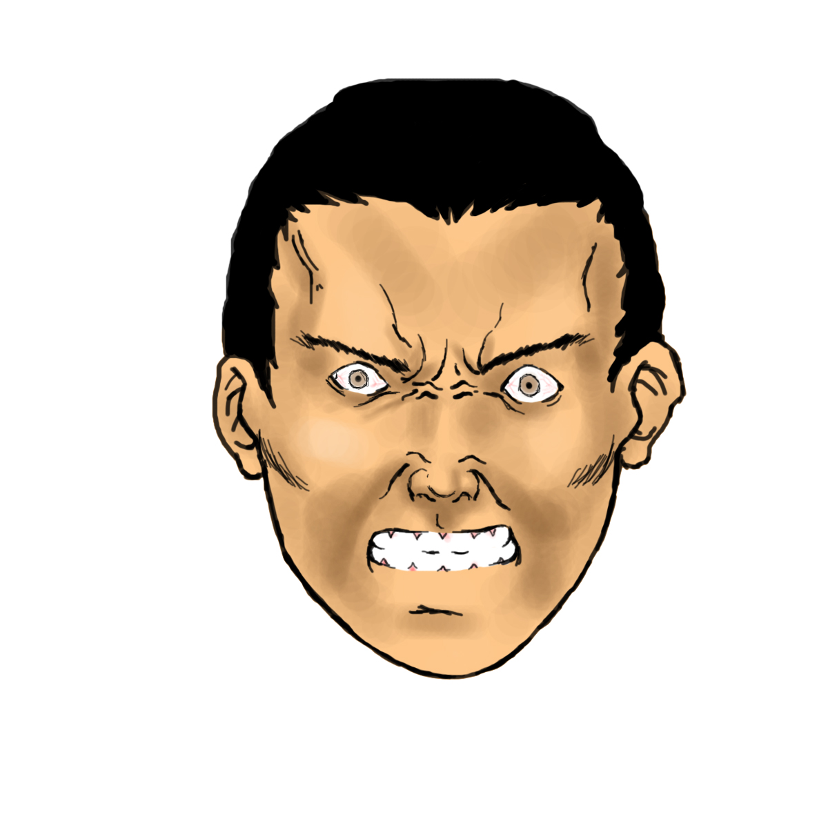 Angry Cartoon Face Cliparts co