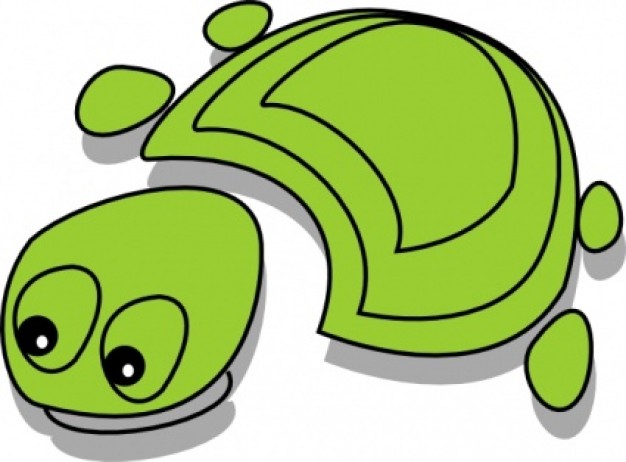 Green Tortoise Cartoon clip art Vector | Free Download