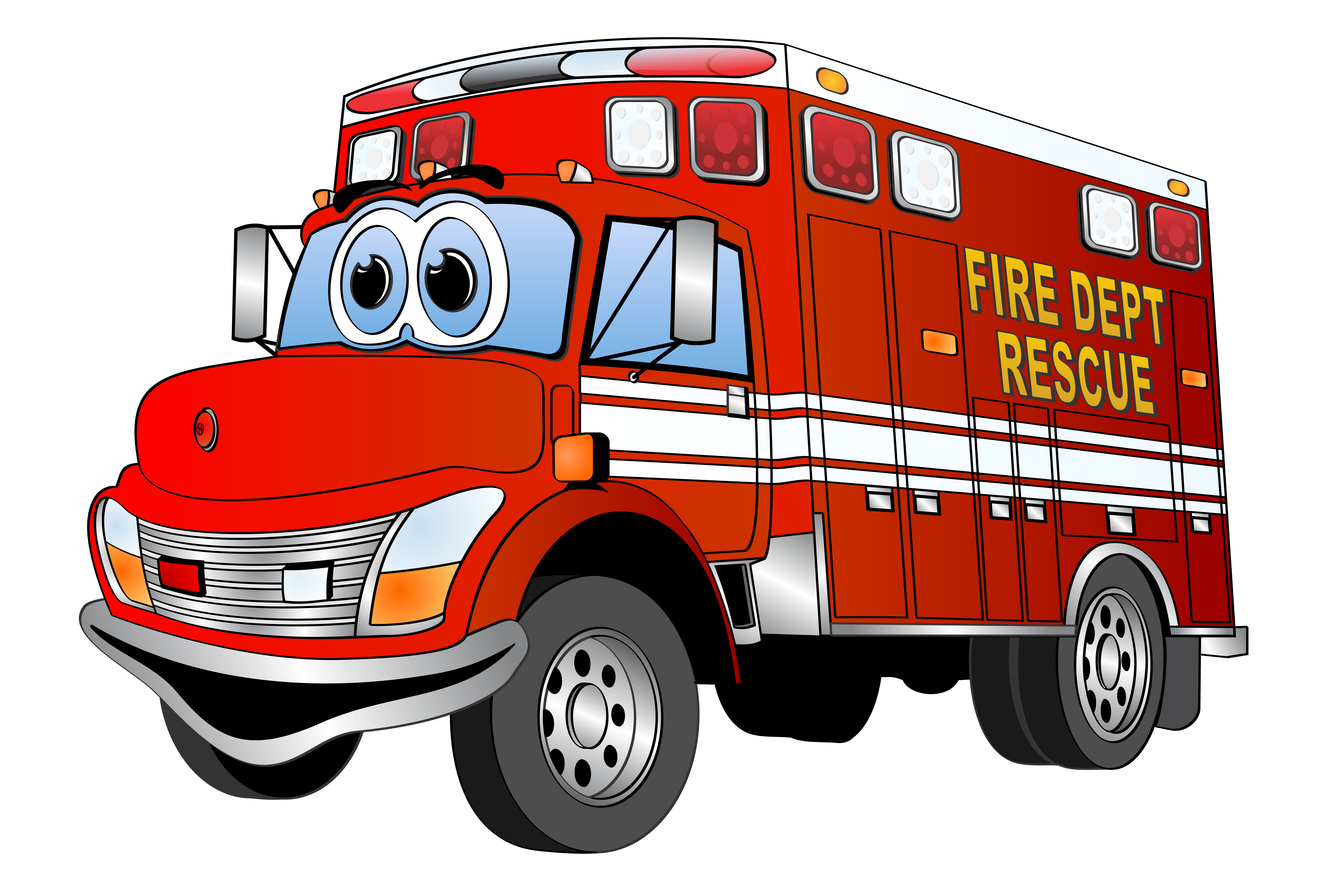 Cartoon Fire Truck Pictures - Cliparts.co