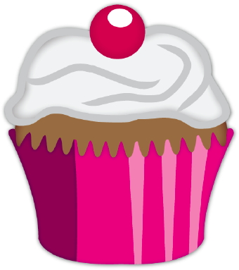 Birthday Cupcake Clipart Black And White | Clipart Panda - Free ...
