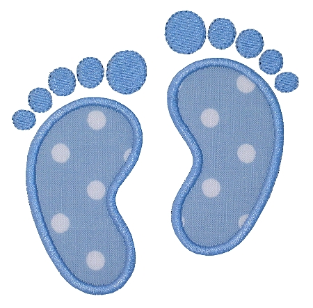 GG Designs Embroidery - Baby Feet Applique (Powered by CubeCart)