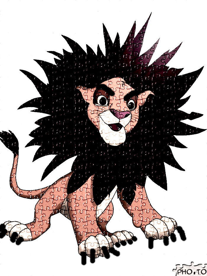 evil simba >:D - The Lion King Fan Art (34695374) - Fanpop