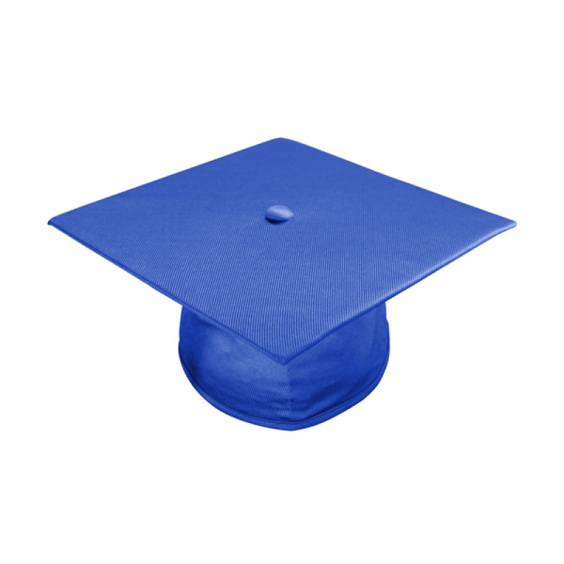 Shiny Royal Blue High School Cap, Gown & Tassel - Graduation Shop