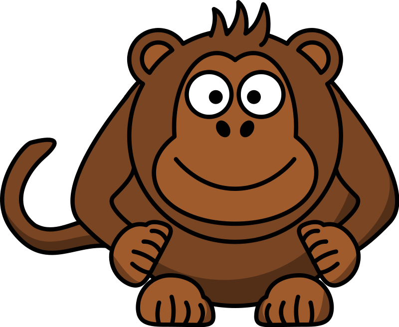 Free Cartoon Monkey Clip Art