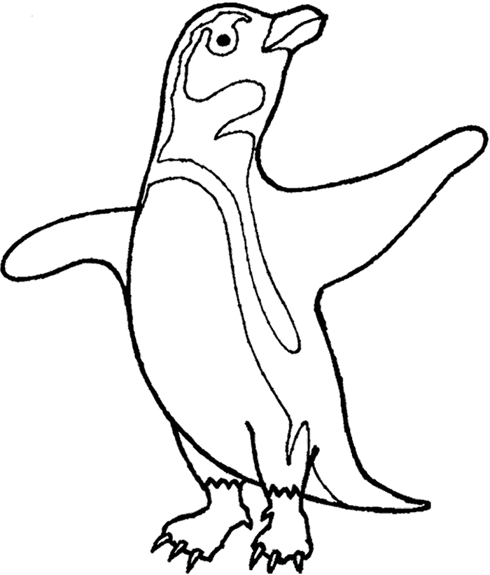 Penguin coloring page - Animals Town - animals color sheet ...