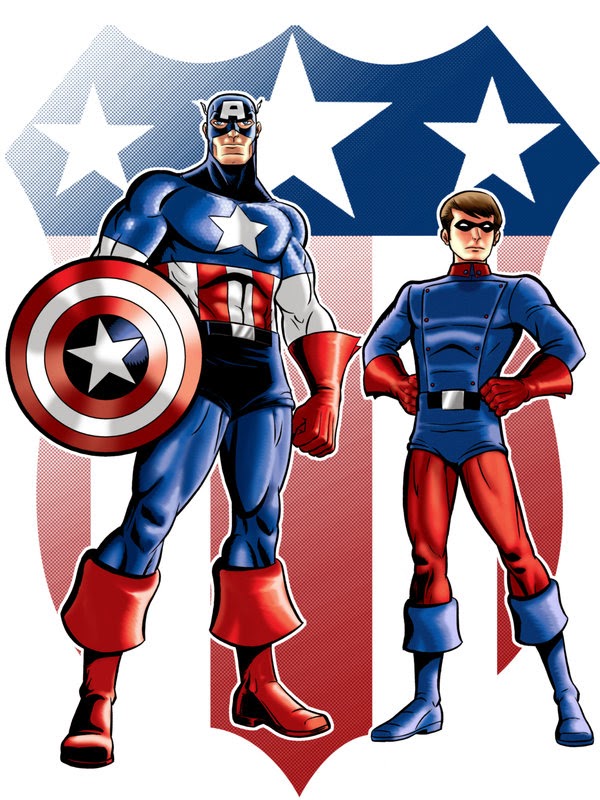 Fashion and Action: Captain America and Bucky Barnes