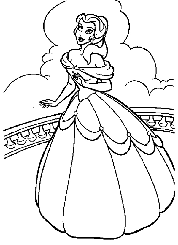 disney clipart coloring pages - photo #15