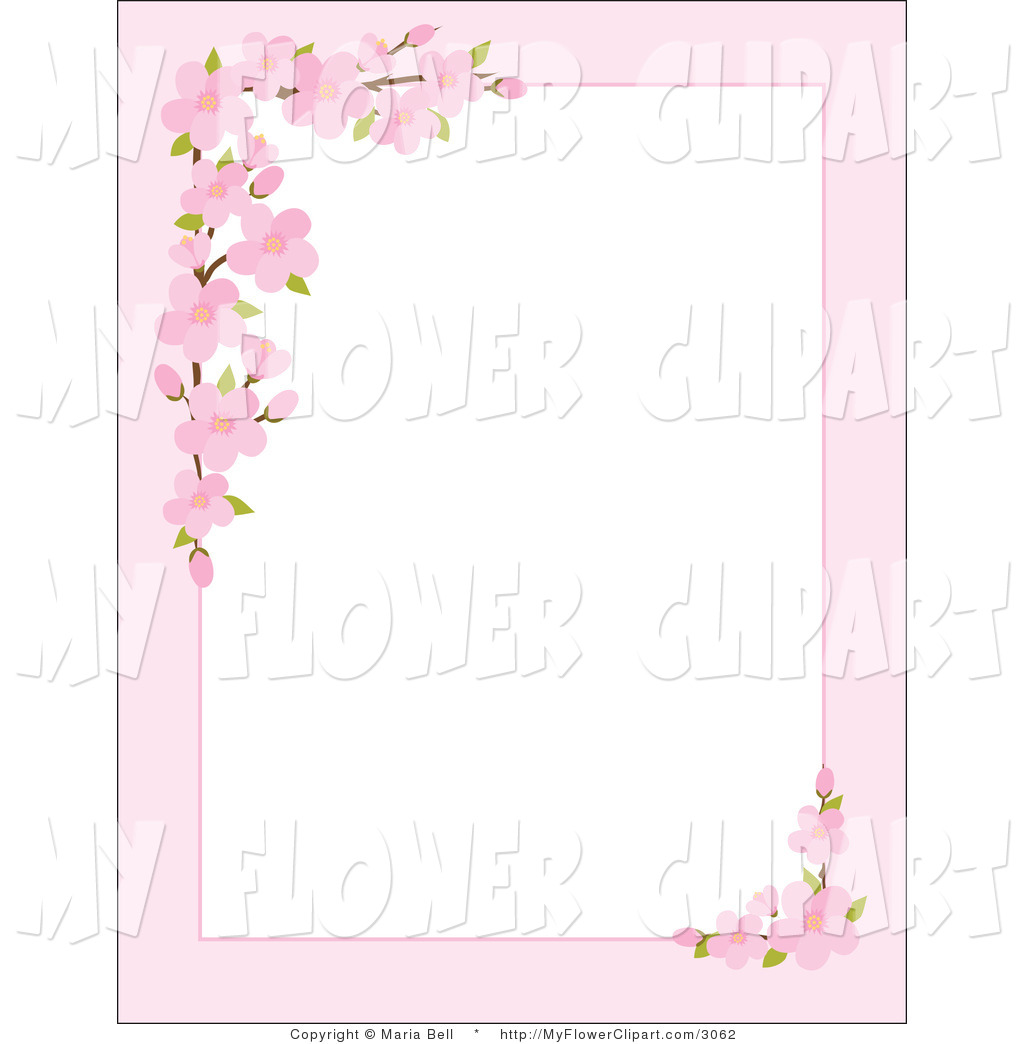 Flower Border Free Clip Art | School Clipart