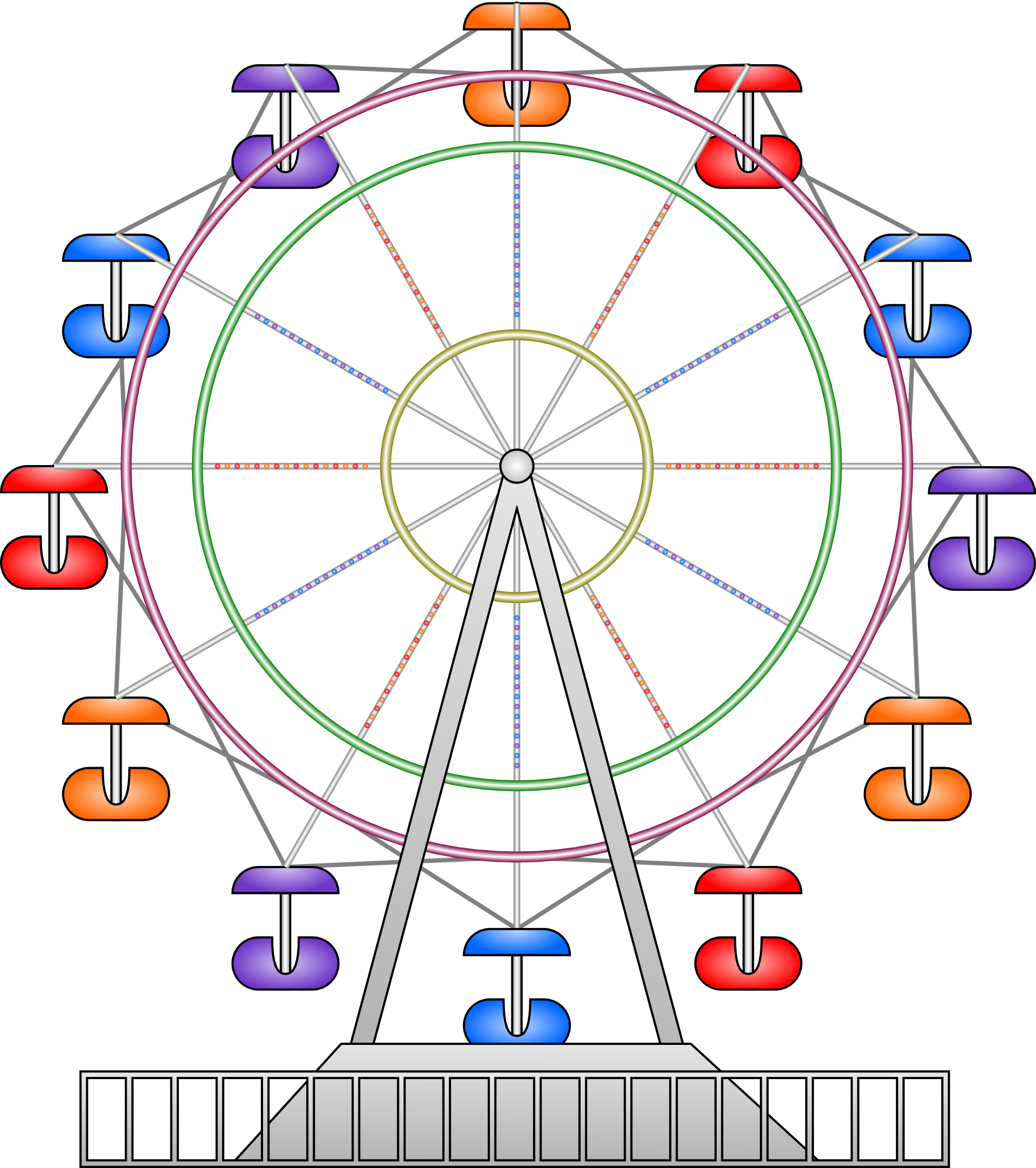 Ferris Wheel Px image - vector clip art online, royalty free ...