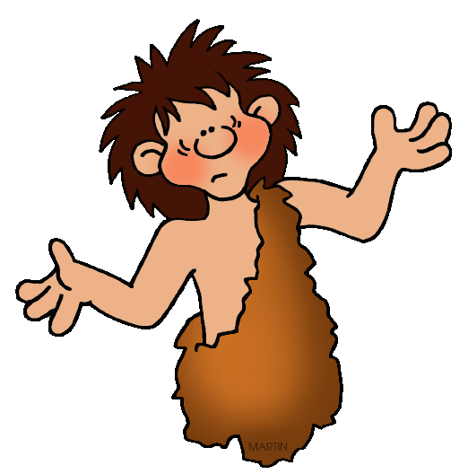 Free Early Humans Clip Art by Phillip Martin, Early Human