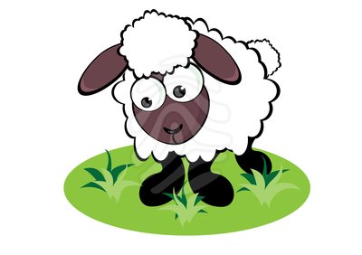 Cartoon Sheep - clipart #